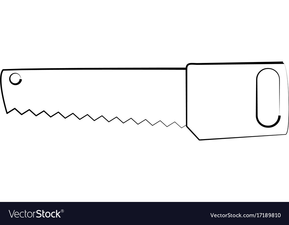 Hacksaw isolated tool