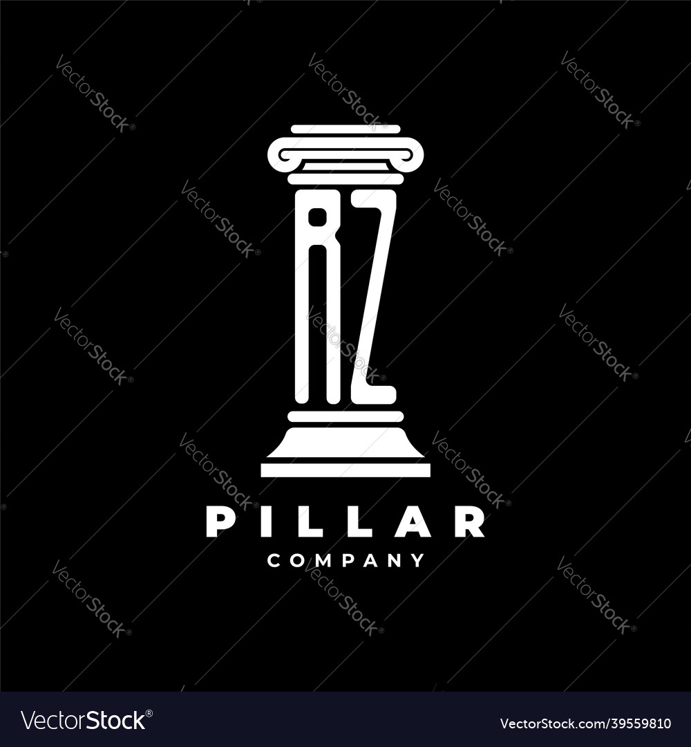 Rz monogram pillar shape style