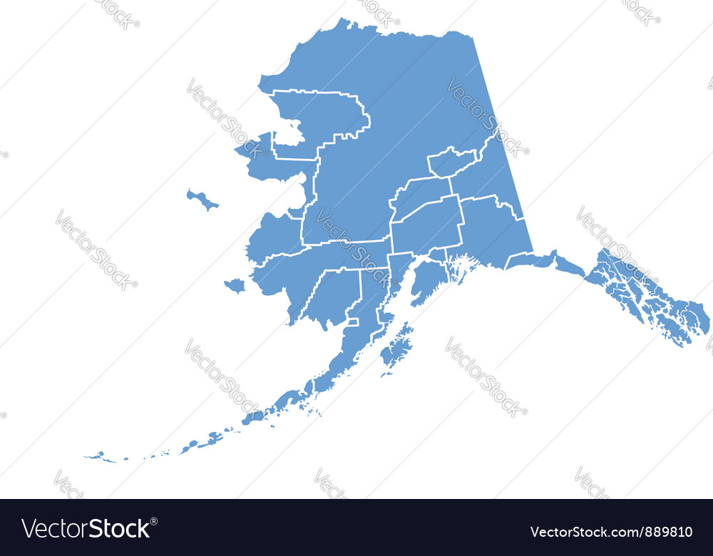 Alaska County Map