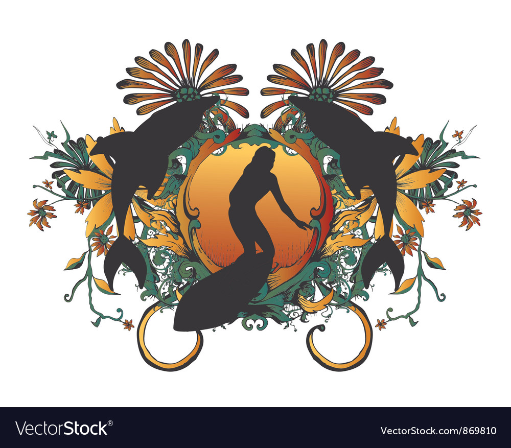 Summer background Royalty Free Vector Image - VectorStock