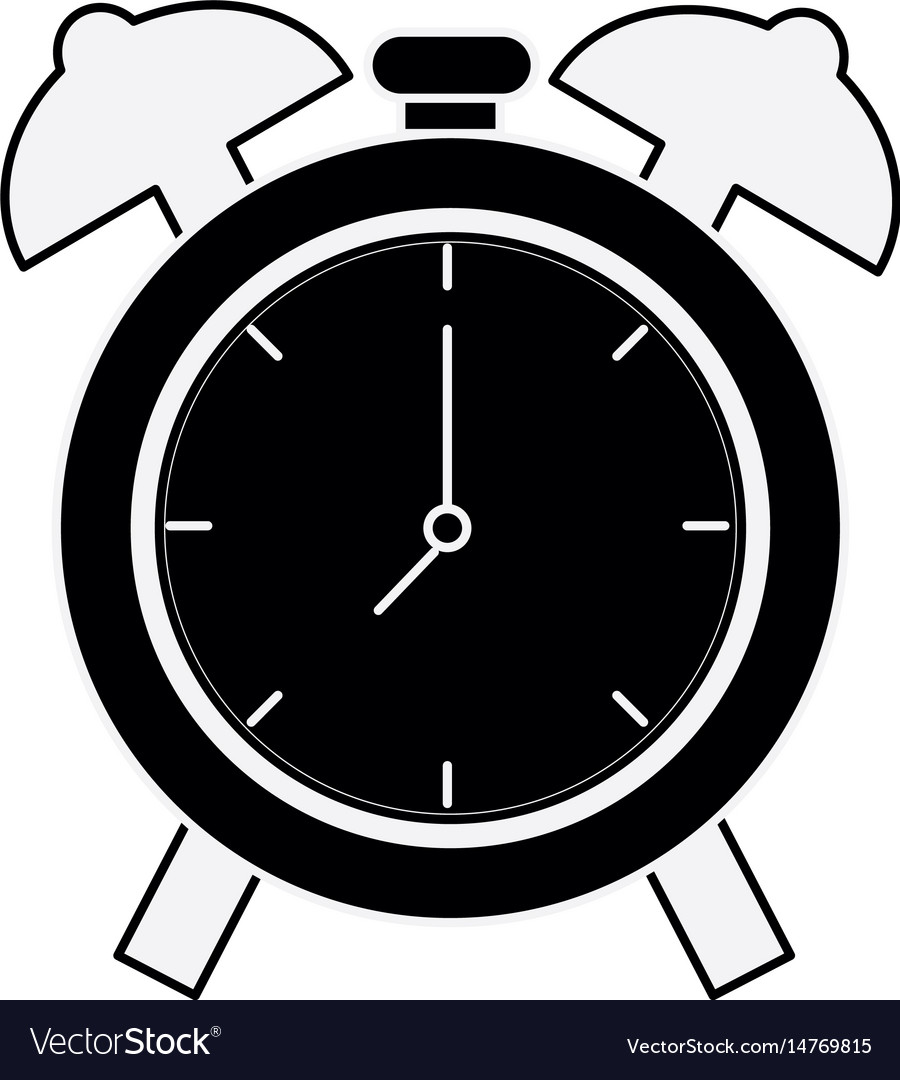Alarm clock isolated