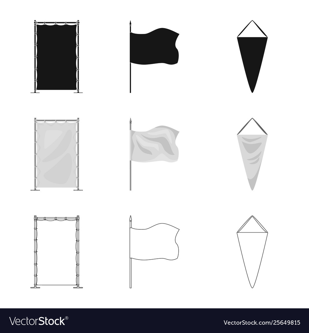 Isolated object texture and presentation symbol vector image Isolated object texture and presentation symbol