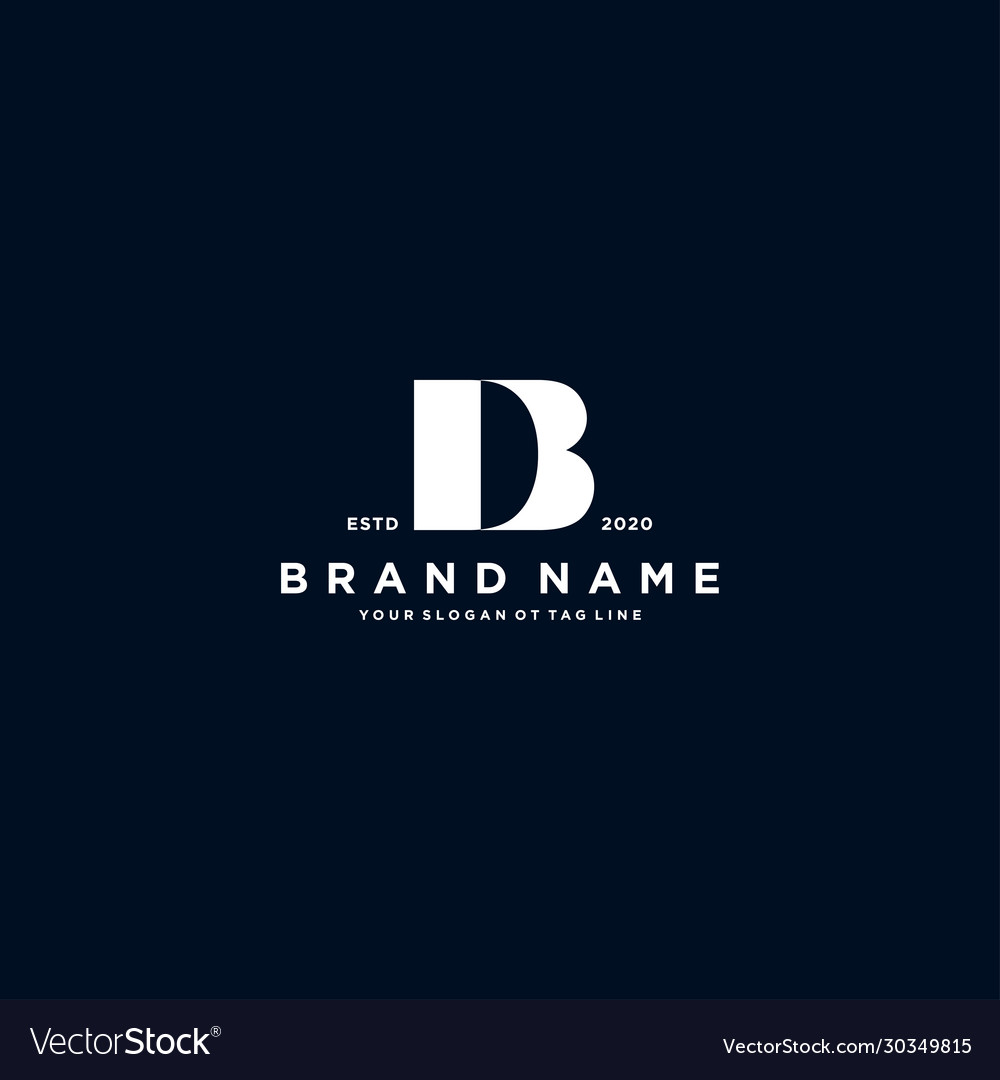 Letter db logo design