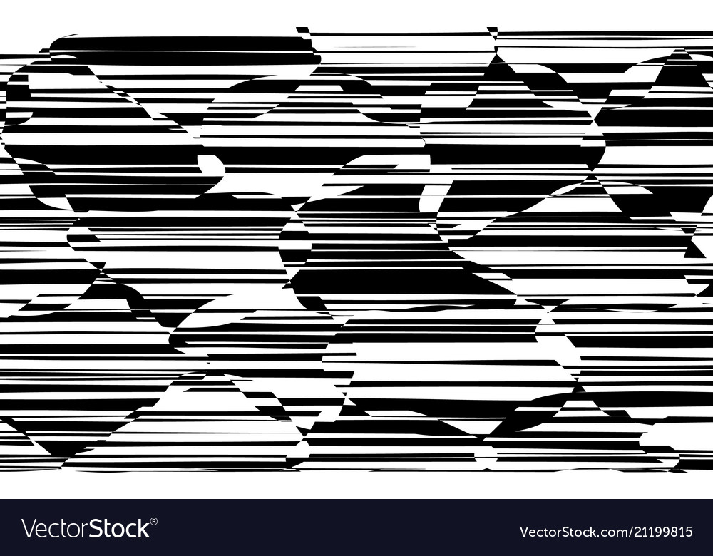 Random chaotic lines abstract geometric pattern