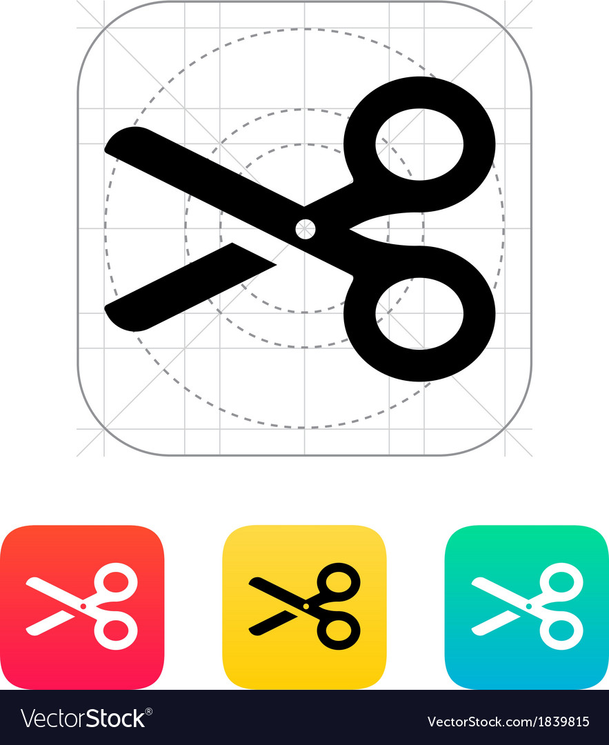 Sharp Scissors Icon