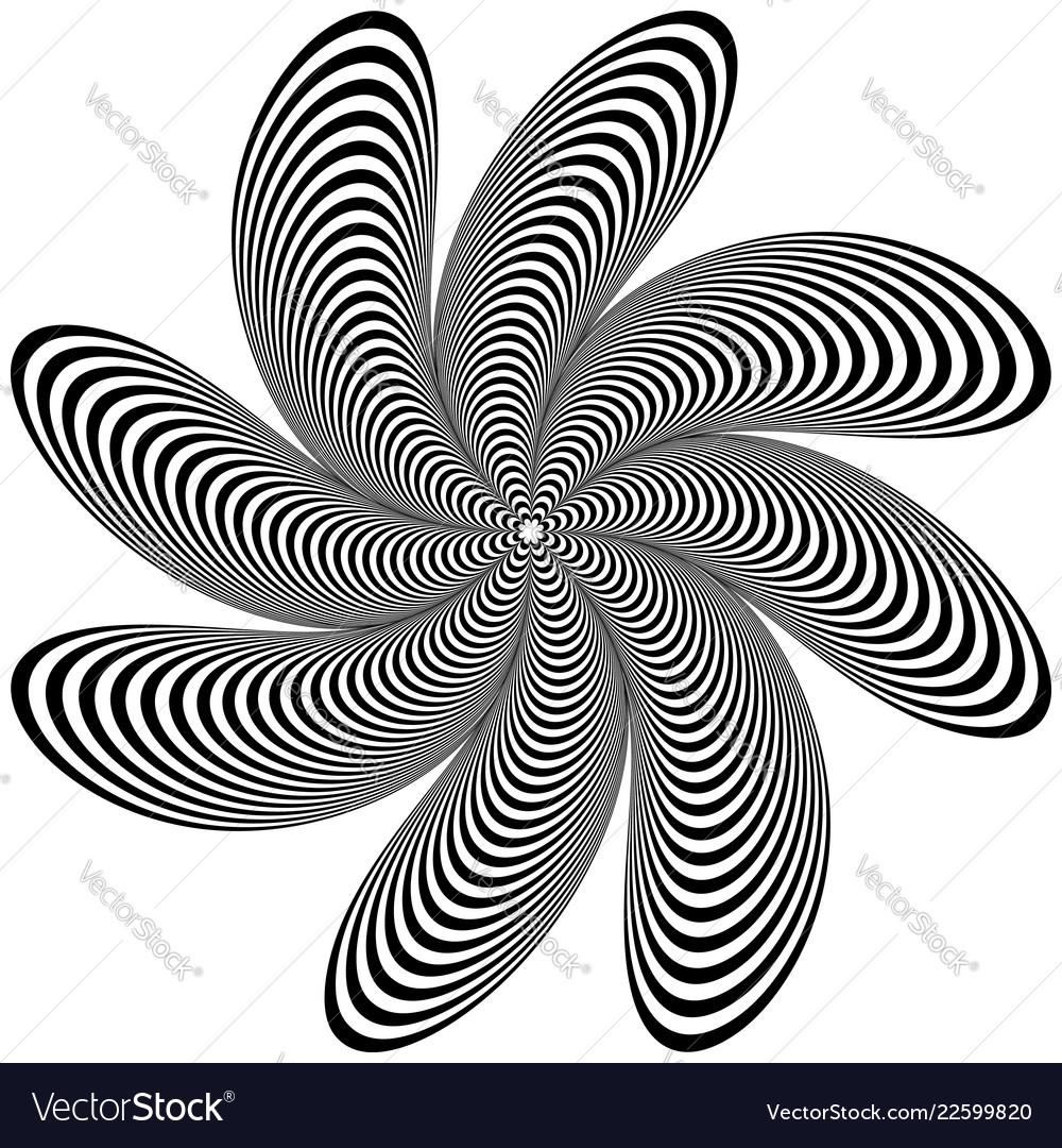 Abstract geometric element rotating shape vector image Abstract geometric element rotating shape