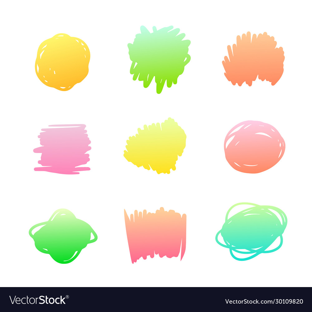 Colorful Spot & Blot Icons