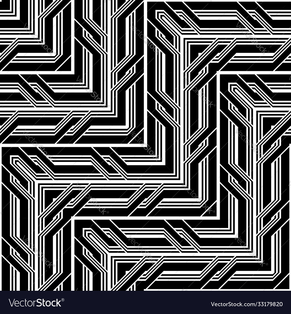 Design seamless monochrome zigzag pattern