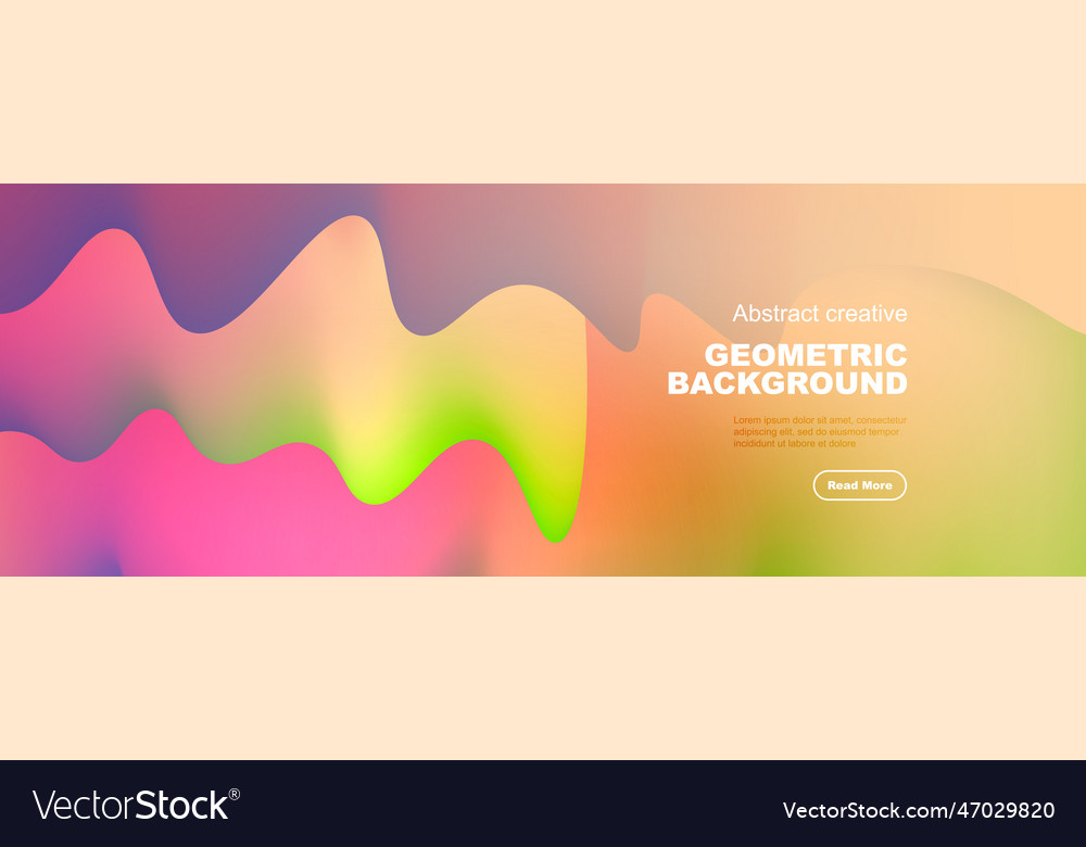 Dynamic liquid waves abstract background Vector Image Dynamic liquid waves abstract background