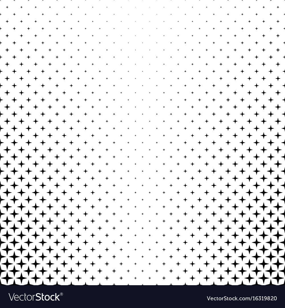 Monochrome star pattern - background graphic from