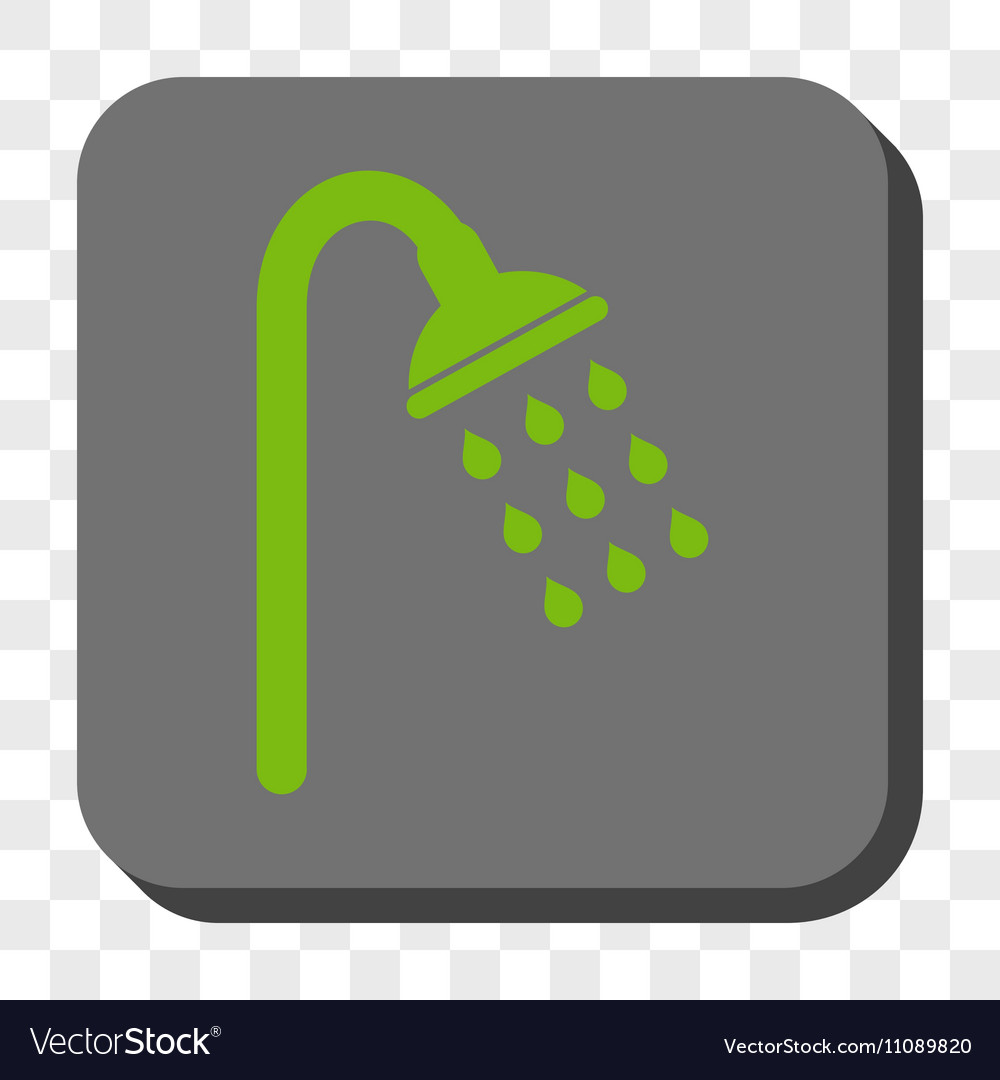 Shower rounded square button