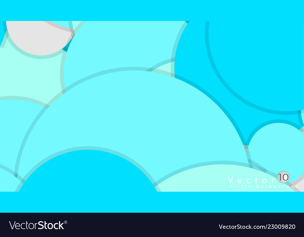 Simple and colorful circles background design