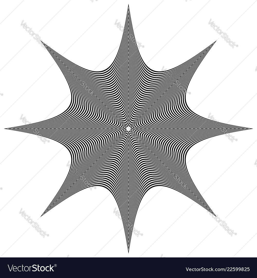 Abstract geometric element rotating shape vector image Abstract geometric element rotating shape