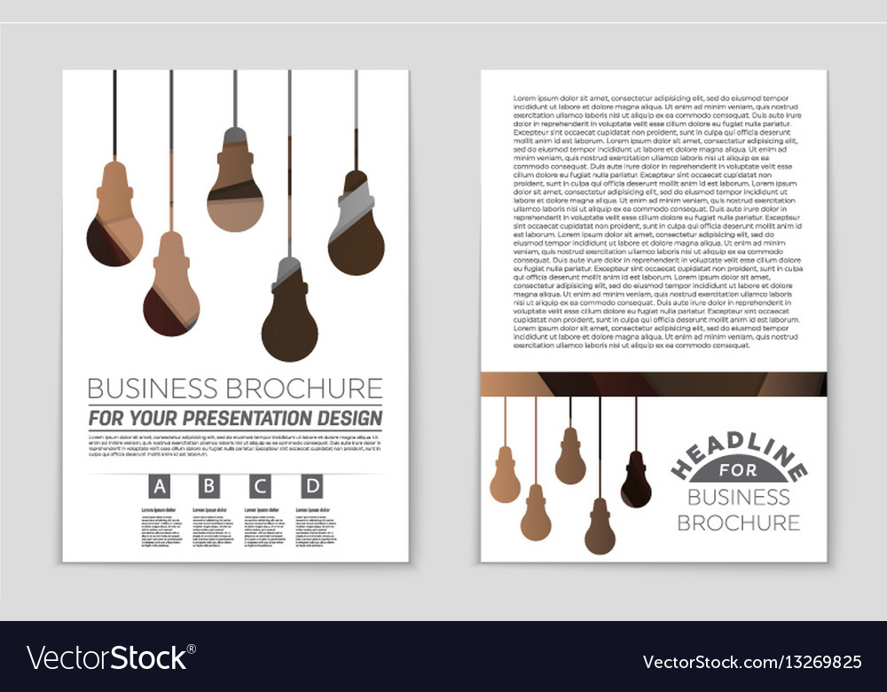 Abstract layout background set for art