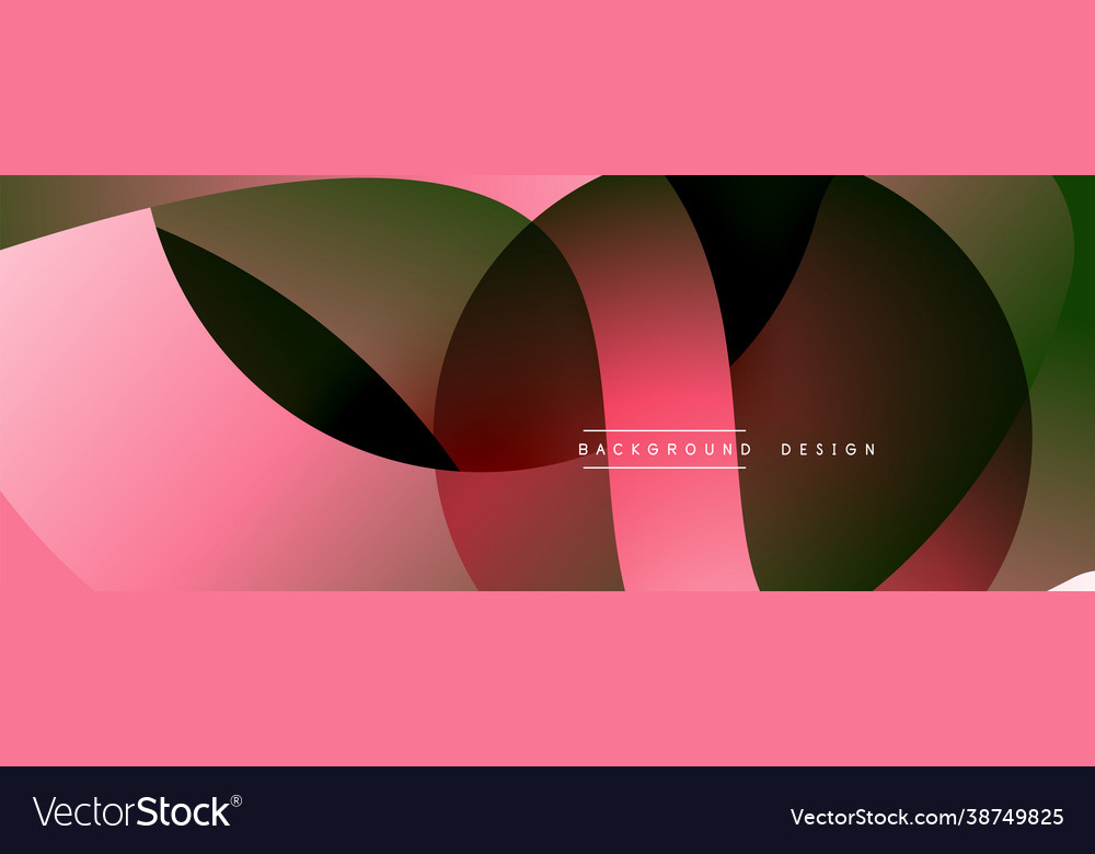 Abstract overlapping lines and circles geometric