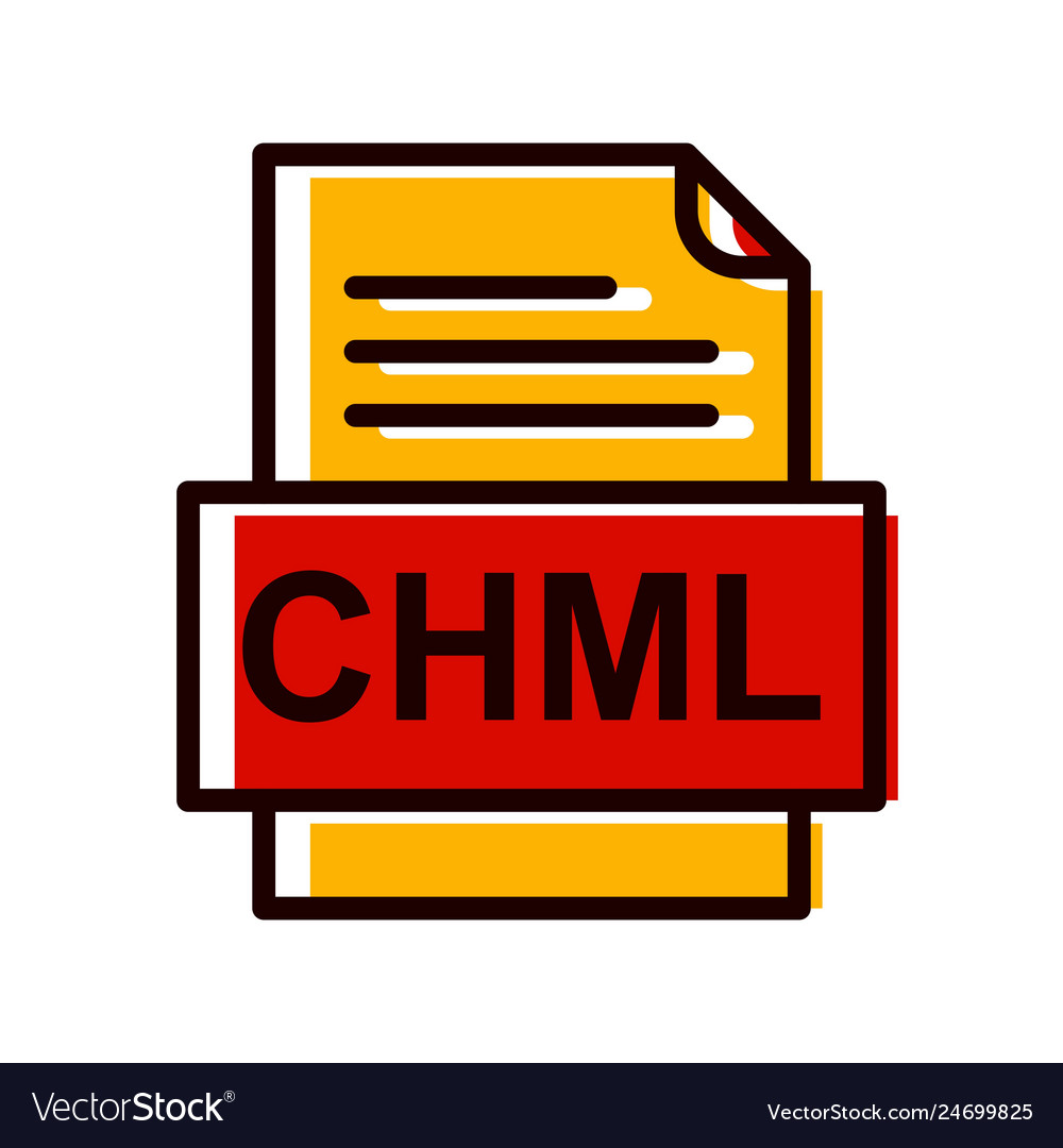 Chml file document icon