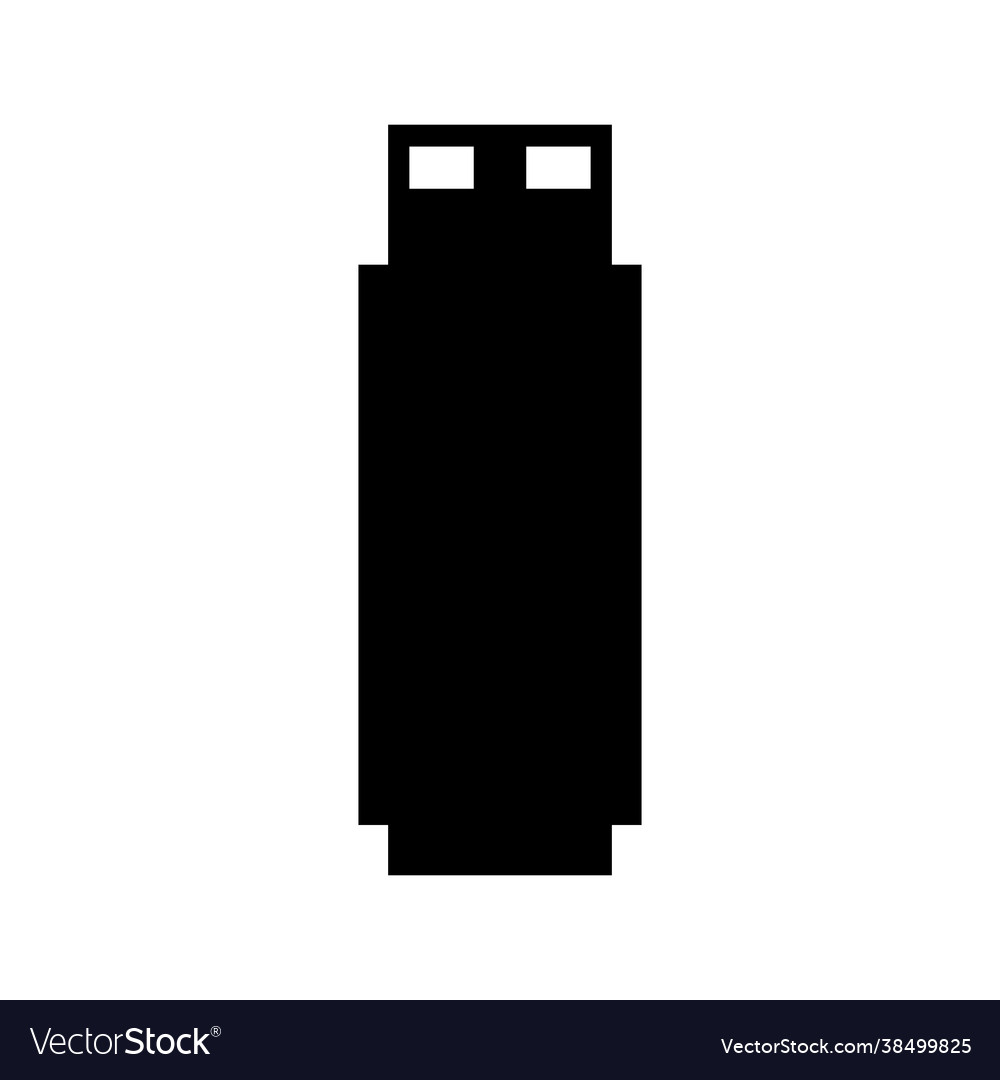 Flash disk icon vector image Flash disk icon