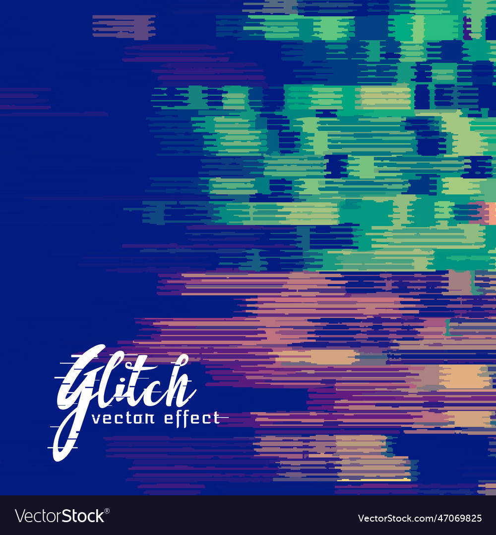 Glitch signal error background