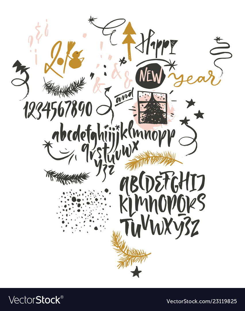 Merry New Year Celebration Graphics