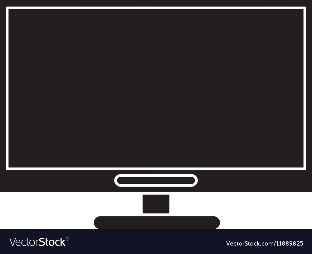 Silhouette computer technology work device