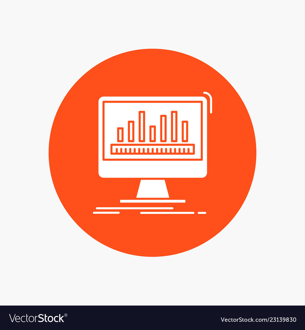 Analytics processing dashboard data stats white vector image Analytics processing dashboard data stats white