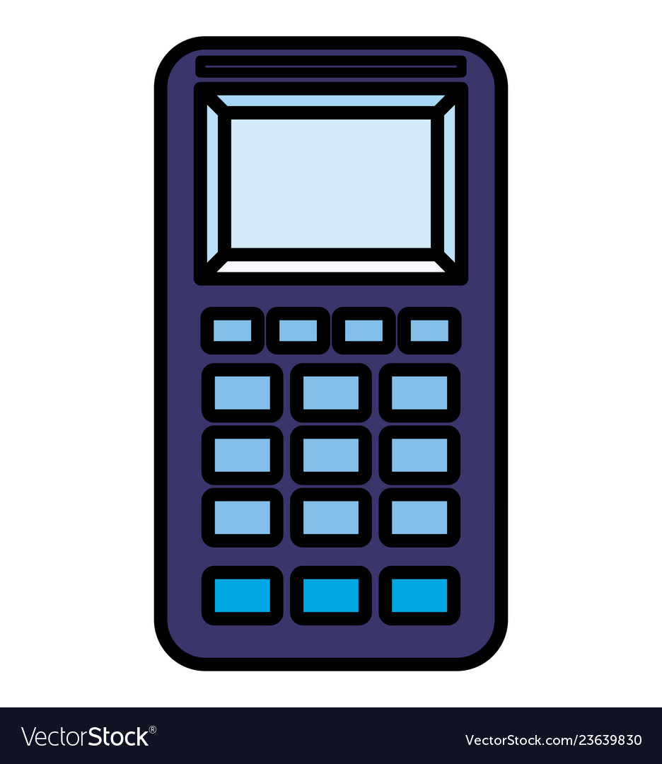 Dataphone device design vector image Dataphone device design