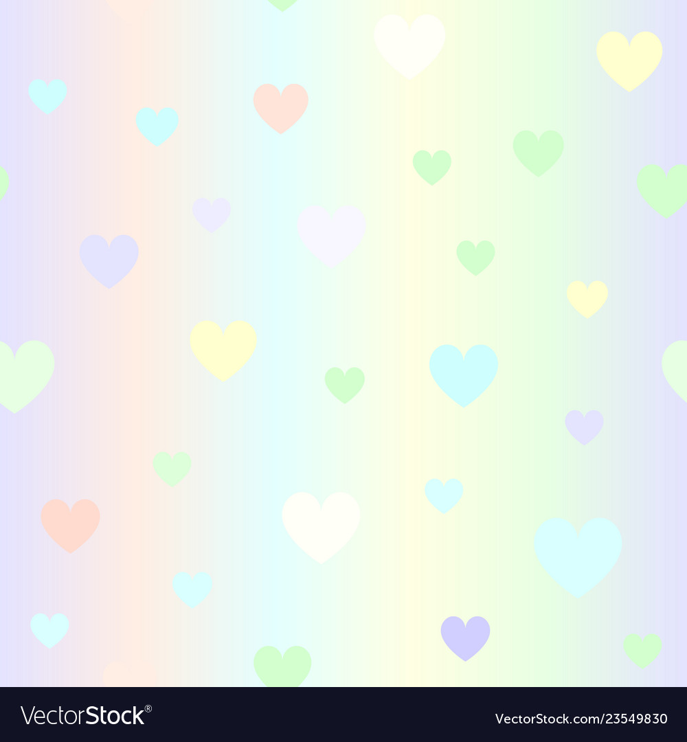 Glossy heart pattern seamless love background