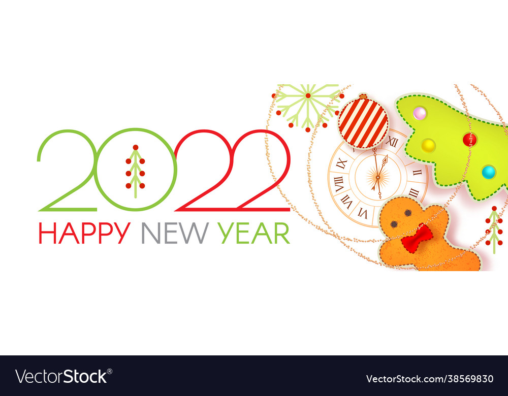 Christmas 2022 Templates Happy 2022 New Year Christmas Cute Design Template
