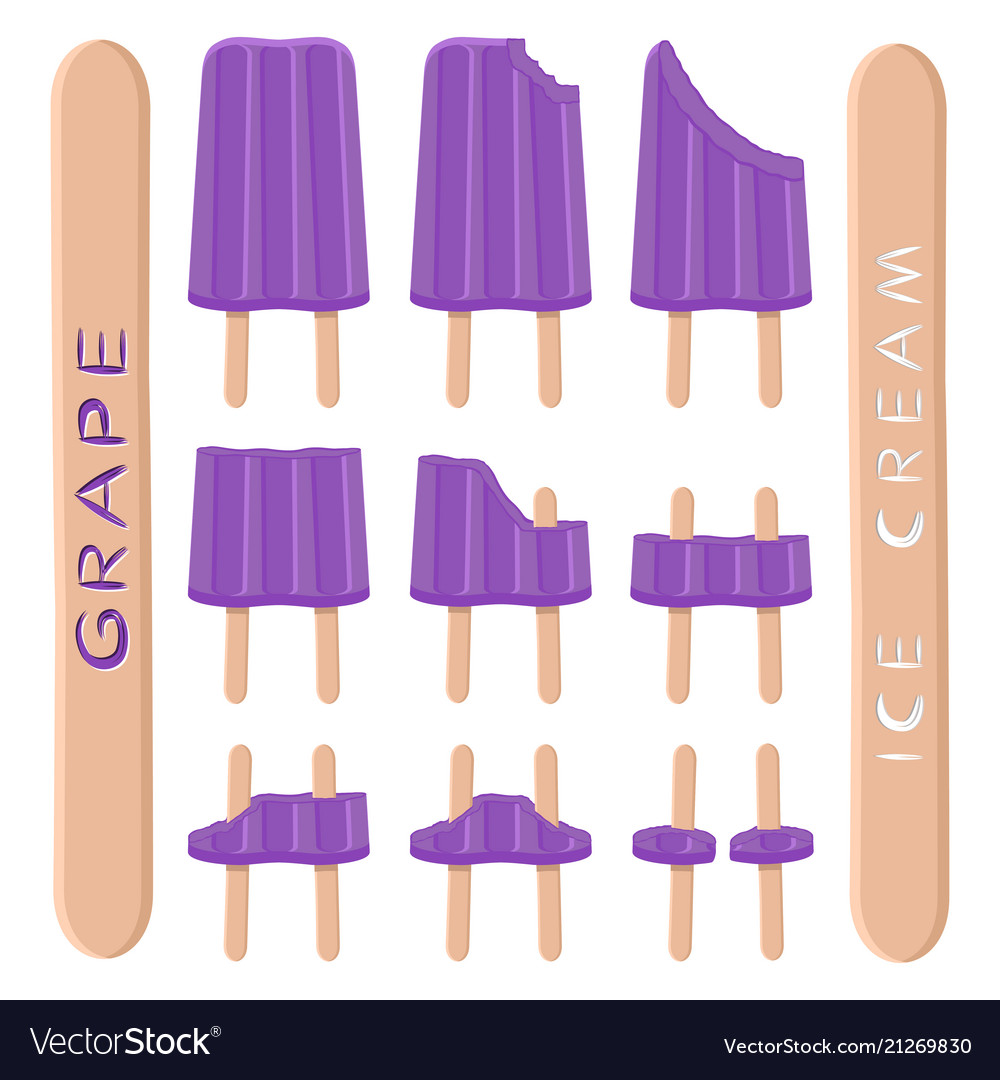 Logo for natural grape ice cream