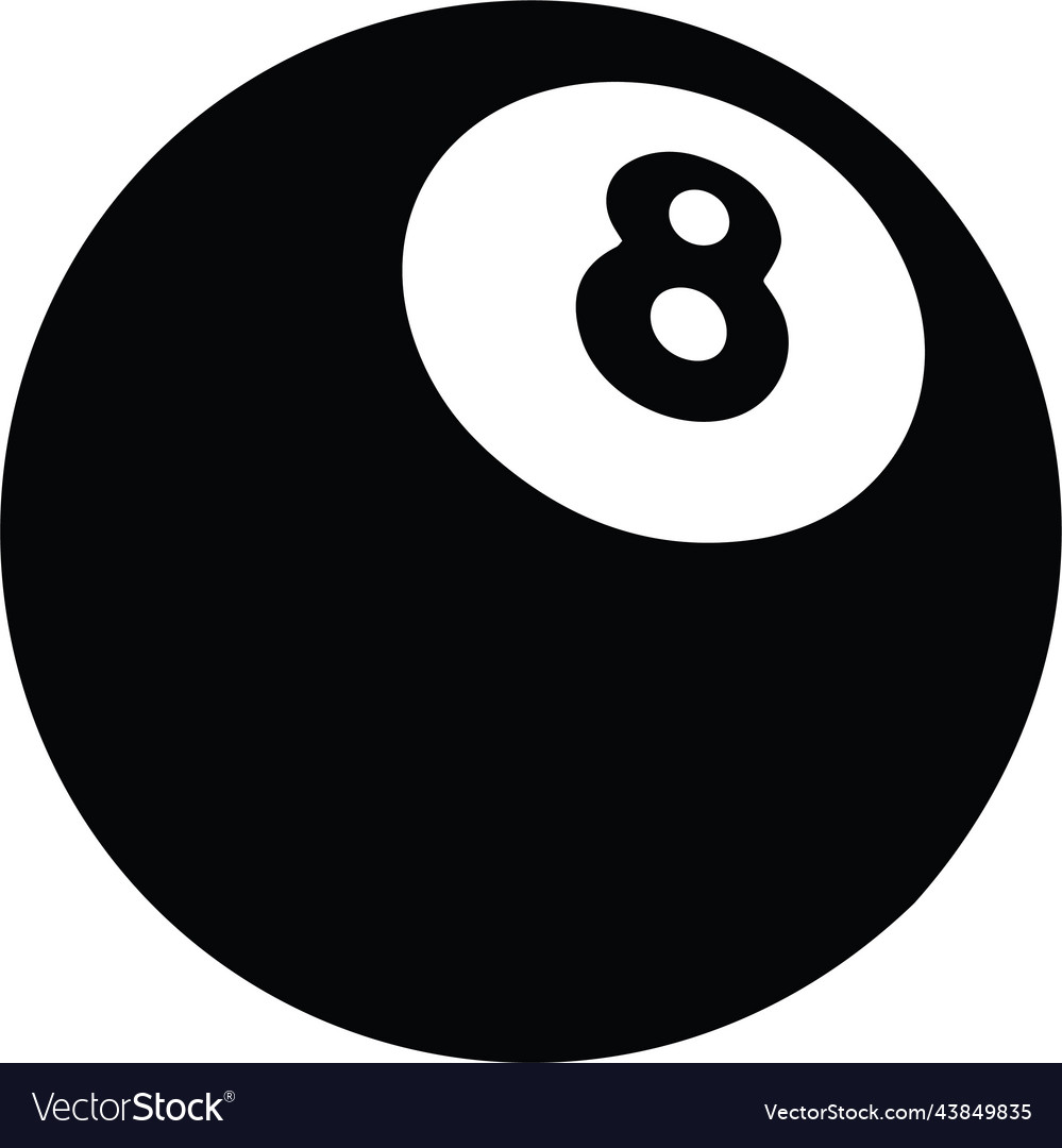 Billiard Black Eight Stock Illustration - Download Image Now - Eight Ball,  Number 8, Pool - Cue Sport - iStock