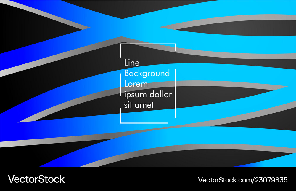 Abstract wave background with blue gradient Vector Image