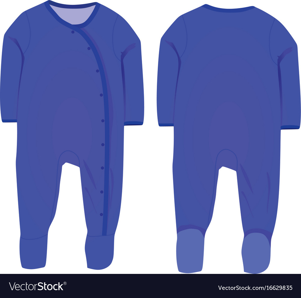 Baby boy sleep suit Royalty Free Vector Image - VectorStock