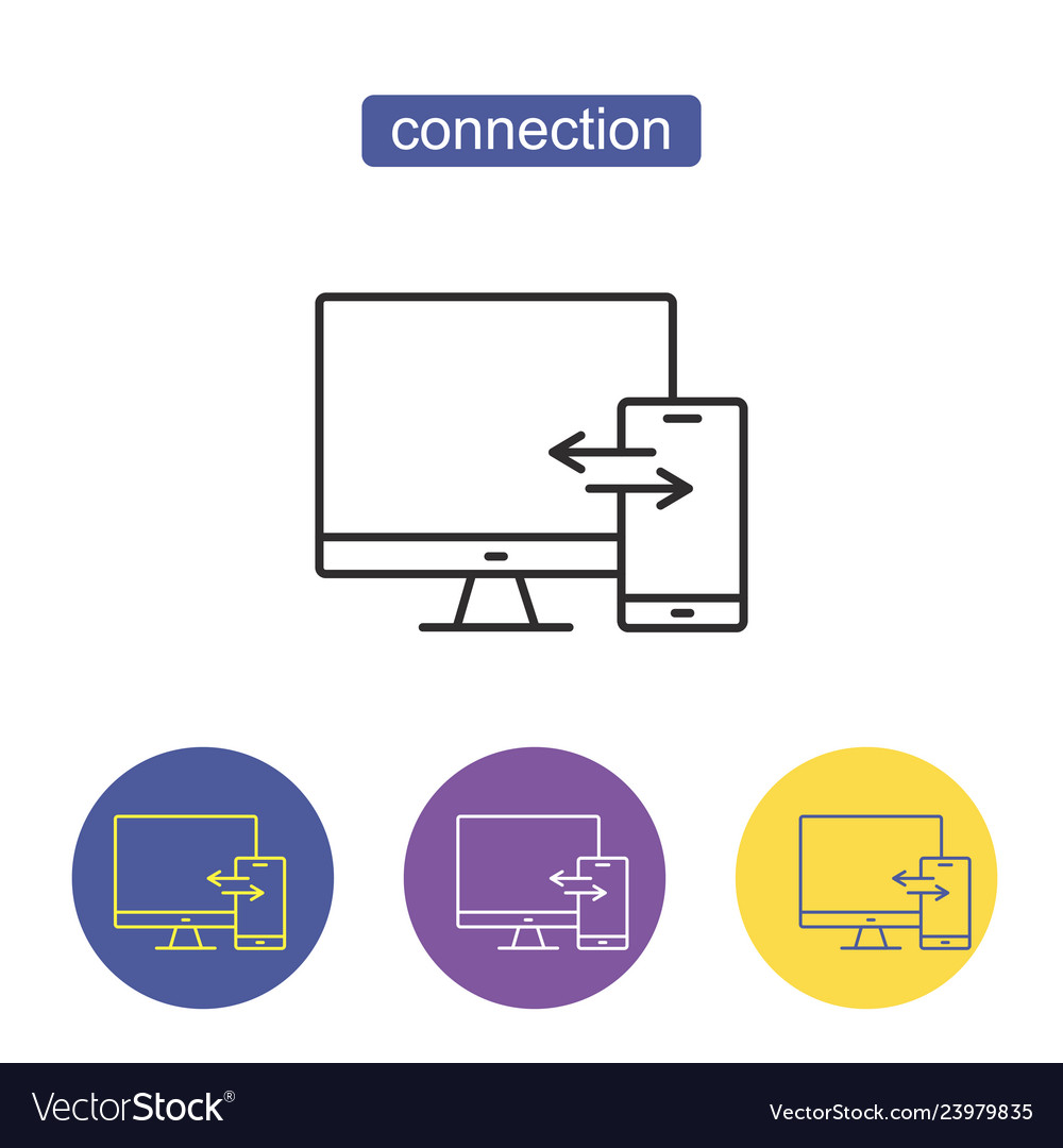 Devices connection sign