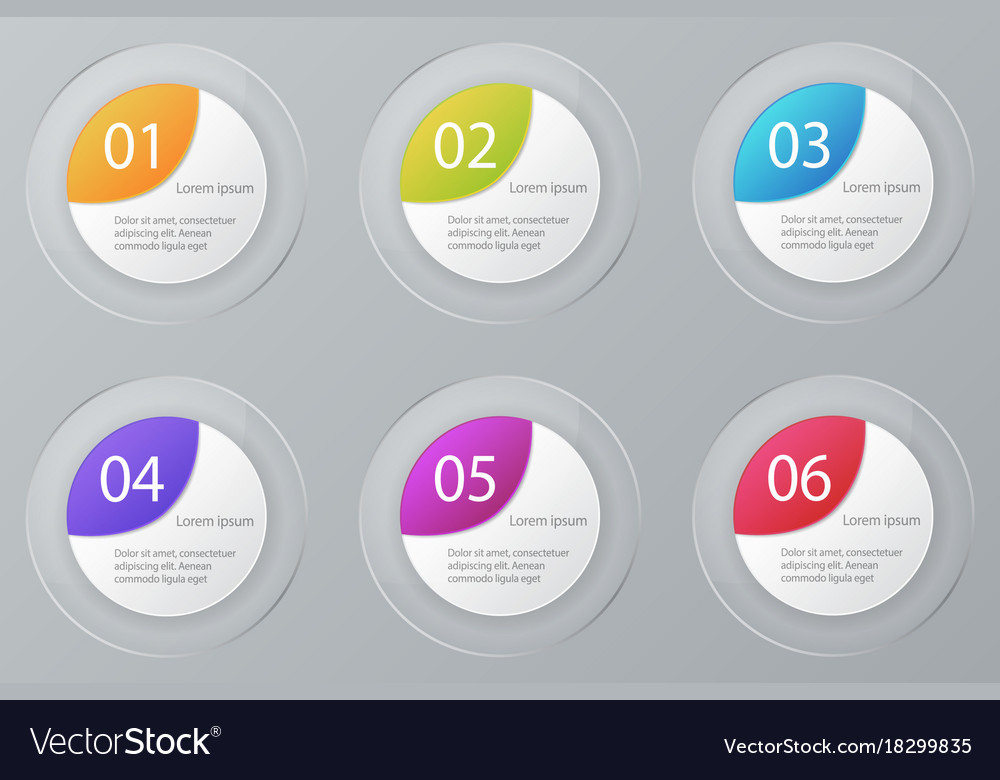 Infographic elements set workflow layout