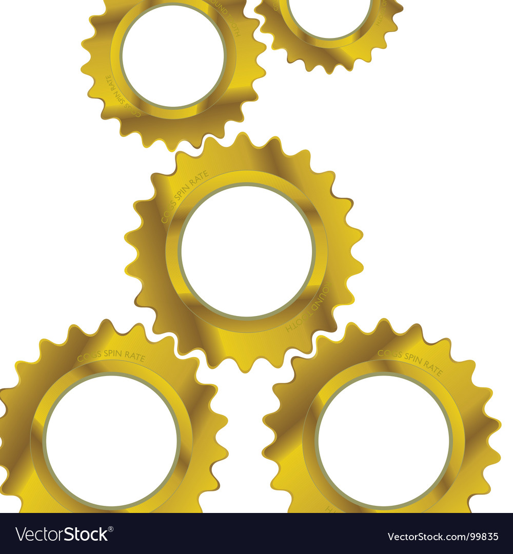 Machine cogs Royalty Free Vector Image - VectorStock