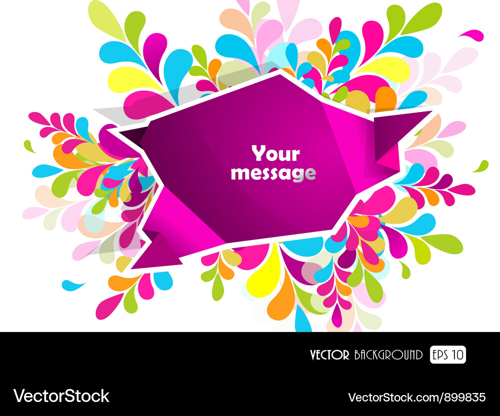 Modern speech bubble Royalty Free Vector Image