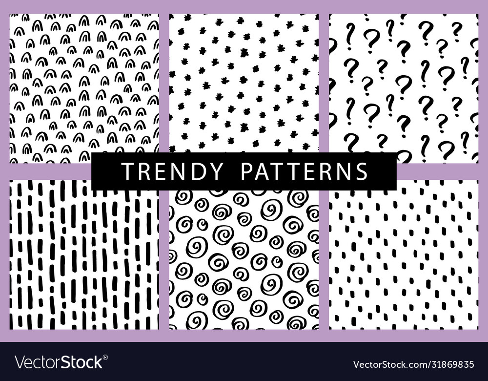 Seamless pattern set