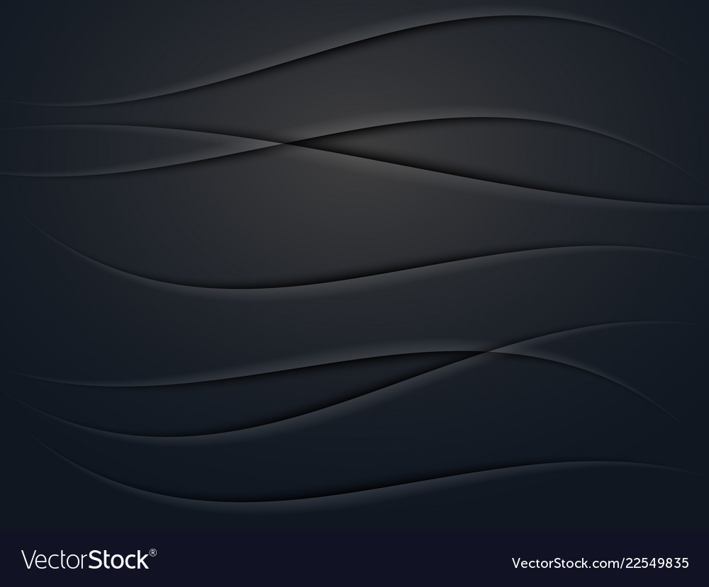 Vecnor black abstract background with realistic Vector Image