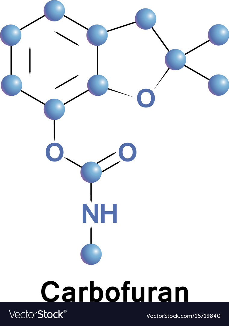 Carbofuran toxic carbamate pesticide