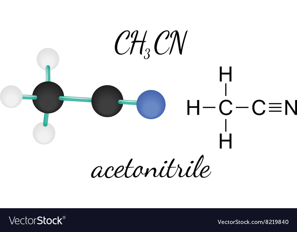 Ch3cn acetonitrile molecule