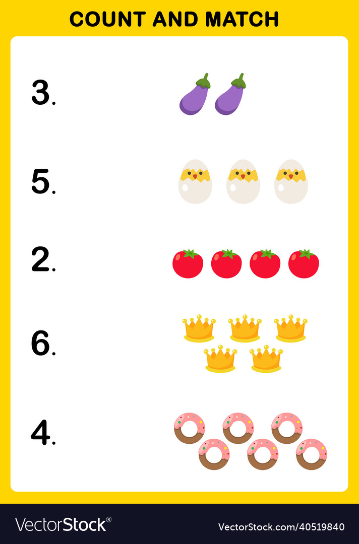 Count and match