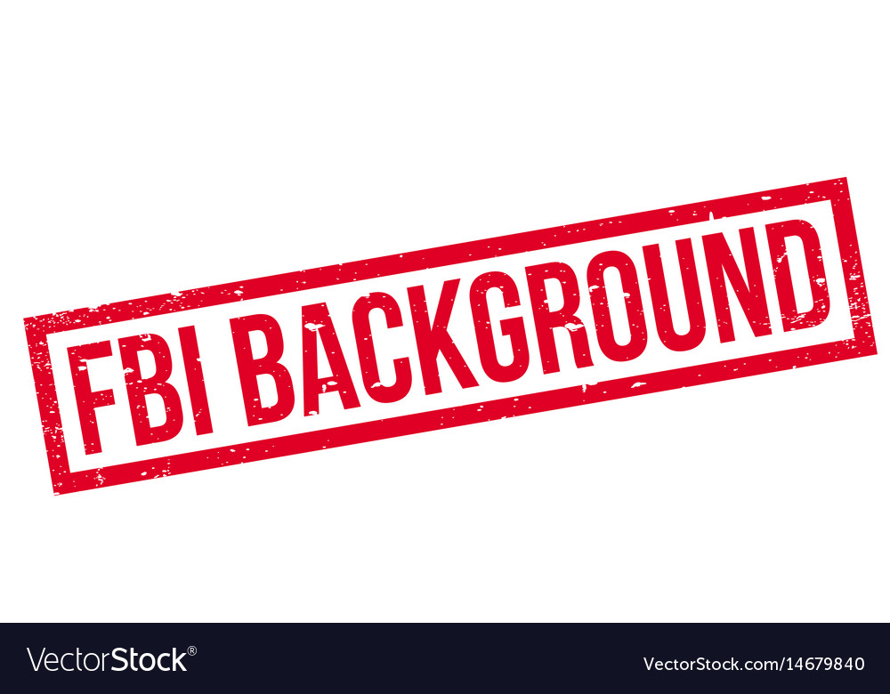 Fbi Hintergrund Gummistempel