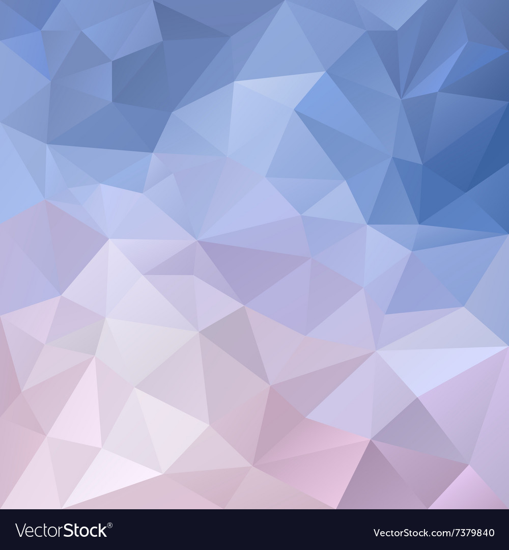 Icy blue violet polygon triangular pattern