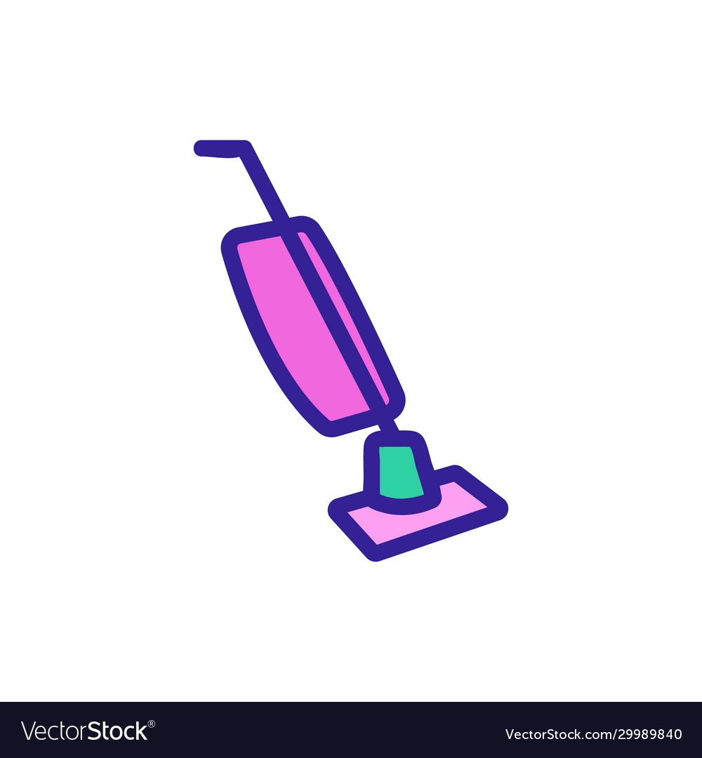 Vacuum cleaner icon isolated contour