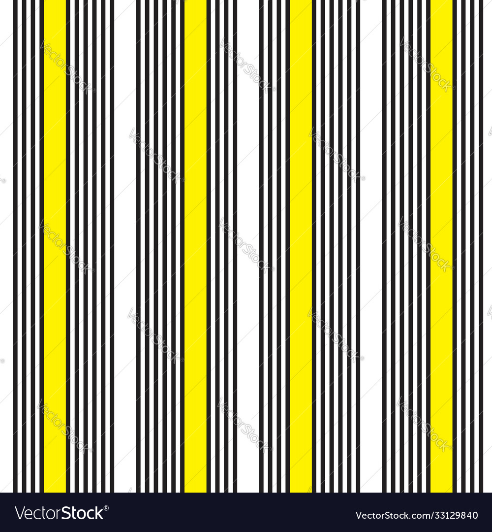 Yellow stripe seamless pattern background vector image Yellow stripe seamless pattern background