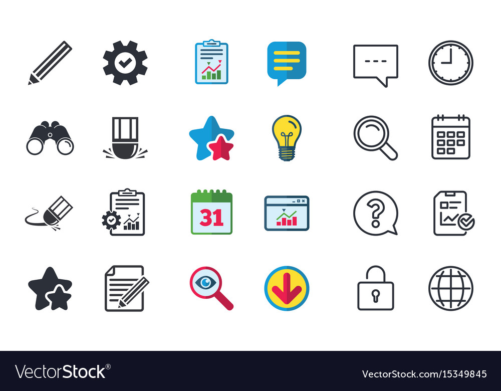 Document Edit Icon with Eraser
