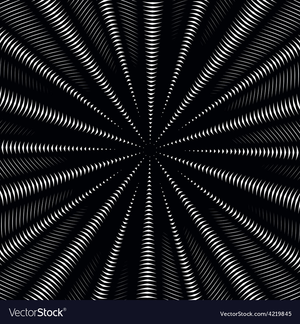 Moire style gradient optical pattern motion effect