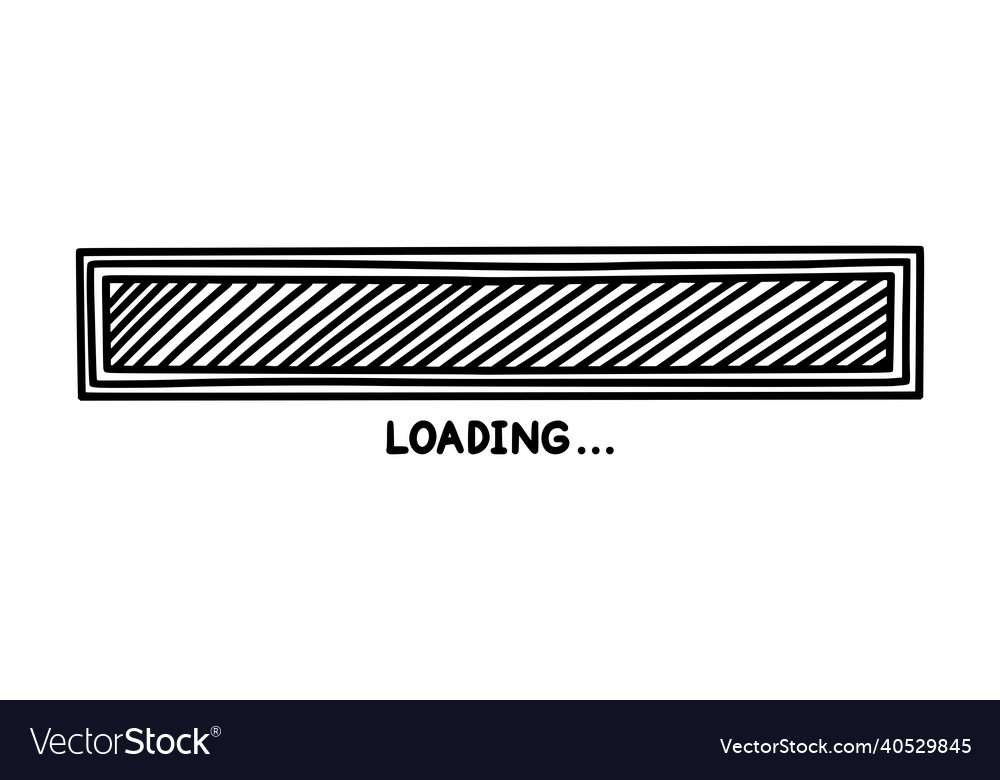 Progress loading bar infographics design element
