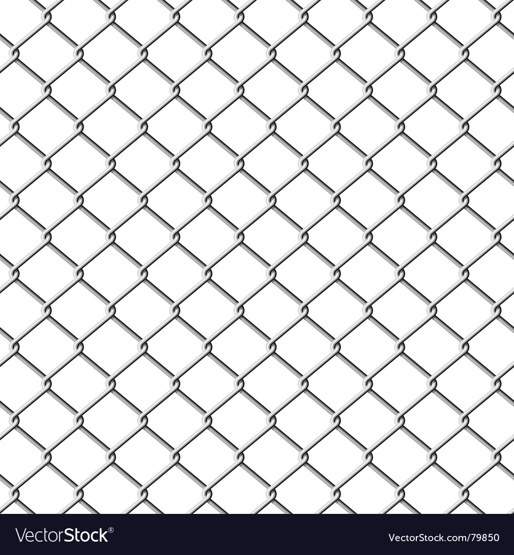 Download Chain-link fence seamless Royalty Free Vector Image