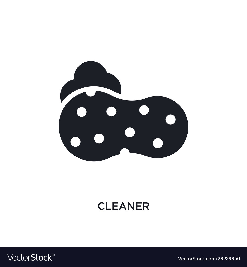 Cleaner isolated icon simple element from